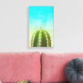 Cactus Zen Canvas Print Leinwanddruck (Insitu (Wohnzimmer))