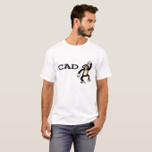cad-Affe 1 T-Shirt (Vorne ganz)