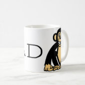 cad-Affe 2 Kaffeetasse (VorderseiteRechts)