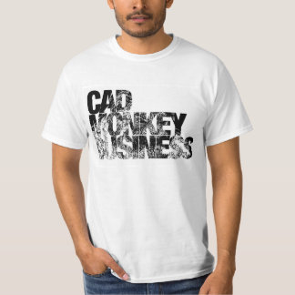 Cad-Affe-Geschäfts-T - Shirt