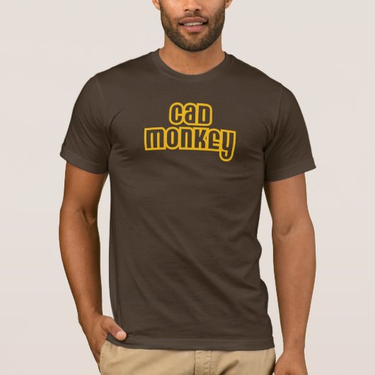 CAD-AFFE T-Shirt (Vorderseite)