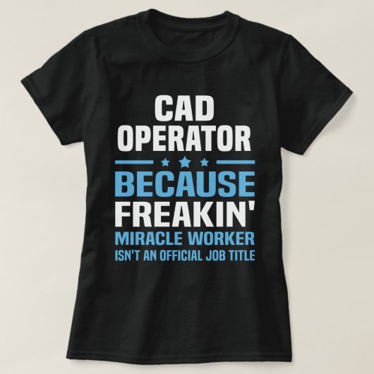 CAD-Betreiber T-Shirt (Design vorne)