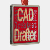 CAD Drafter Extraordinator Ornament Aus Metall (Rechts)