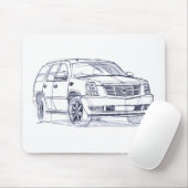 Cad Escalade 2007 Mousepad (Mit Mouse)