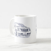 Cad Escalade raues 2007 Kaffeetasse (Vorderseite Links)