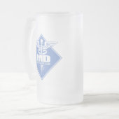 Cad MD (Diamant) Mattglas Bierglas (Vorderseite Links)