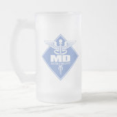 Cad MD (Diamant) Mattglas Bierglas (Links)