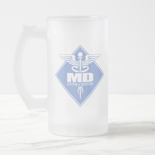 Cad MD (Diamant) Mattglas Bierglas (Links)