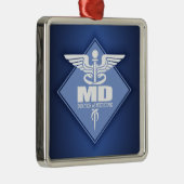 Cad MD (Diamant) Silbernes Ornament (Rechts)