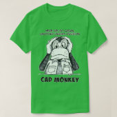 Cad Monkey Hear No Evil T-Shirt (Design vorne)