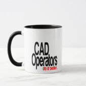 CAD-Operatoren machen es besser, die Tasse zu zieh (Links)