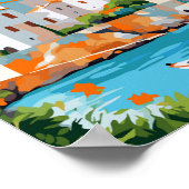 Cadaques Spain Vintage Poster (Ecke)