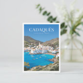 Cadaqués Spanien Postkarte (Stehend Vorderseite)