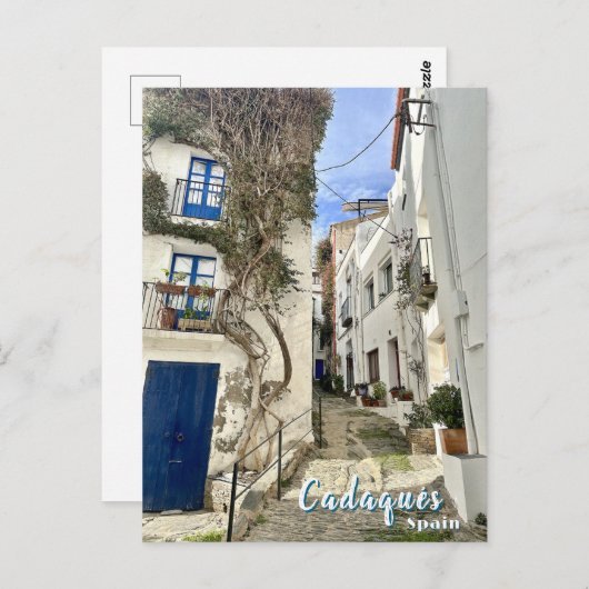 Cadaques Spanien Postkarte (Vorne/Hinten)