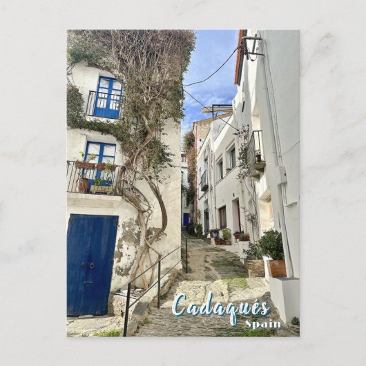 Cadaques Spanien Postkarte (Vorderseite)