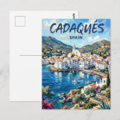 Cadaqués Spanien Postkarte (Vorne/Hinten)