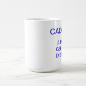 CADASIL, EINE SELTENE GENETISCHE KRANKHEIT KAFFEETASSE (Mittel)