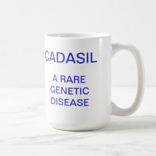 CADASIL, EINE SELTENE GENETISCHE KRANKHEIT KAFFEETASSE