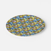 Cadbury Mini Eggs Pappteller (Schrägansicht)