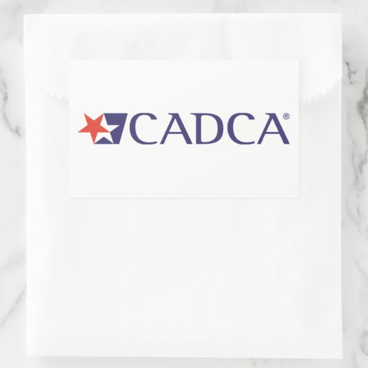 CADCA-Logo-Aufkleber Rechteckiger Aufkleber (Tasche)