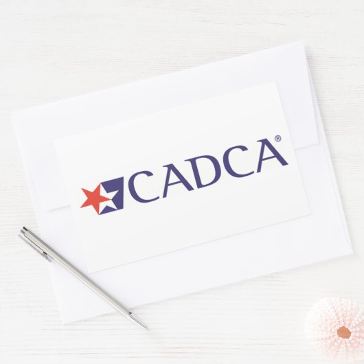 CADCA-Logo-Aufkleber Rechteckiger Aufkleber (Umschlag)