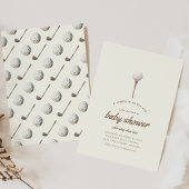 Caddie auf dem Weg Golf Baby Dusche einladen Einladung