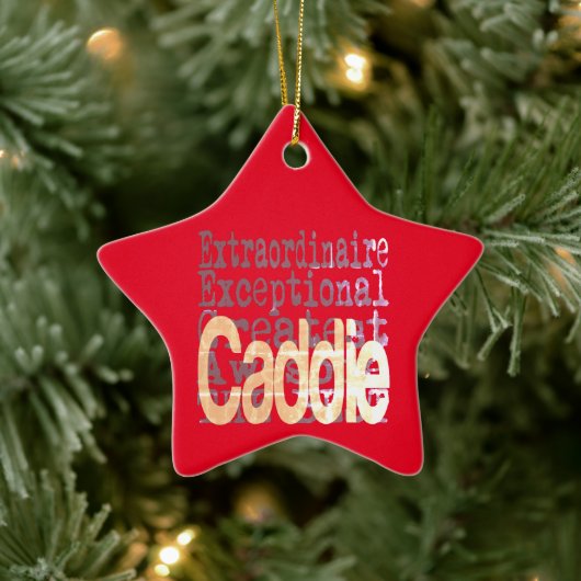 Caddie Extraordinaire Keramik Ornament (Baum)