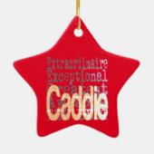 Caddie Extraordinaire Keramik Ornament (Hinten)