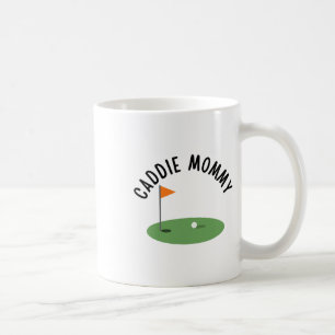 Caddie Mommy Niedlich Matching Birthday Golf Party Kaffeetasse