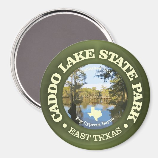 Caddo Lake SP Magnet (Vorderseite/Rückseite)