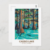 Caddo Lake Staat Park Texas Vintag Postkarte (Vorne/Hinten)