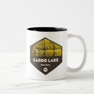 Caddo Lake Staat Park Texas Zweifarbige Tasse