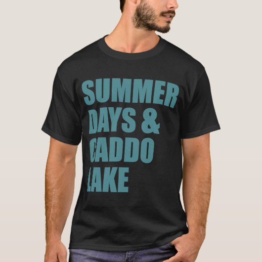Caddo Lake Texas Louisiana Sommertage T-Shirt (Vorderseite)