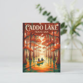 Caddo Lake USA Postkarte (Stehend Vorderseite)