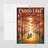 Caddo Lake USA Postkarte (Vorne/Hinten)