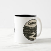 Caddo National Grasslands Texas Stream Zweifarbige Tasse (VorderseiteRechts)