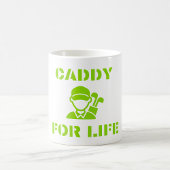 Caddy for Life Green Golfer Coffee Tasse