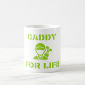 Caddy for Life Green Golfer Coffee Tasse (Mittel)