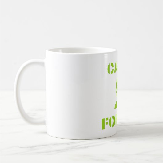 Caddy for Life Green Golfer Coffee Tasse (Links)