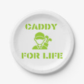 Caddy for Life Green Golfer Paper Teller (Vorderseite)