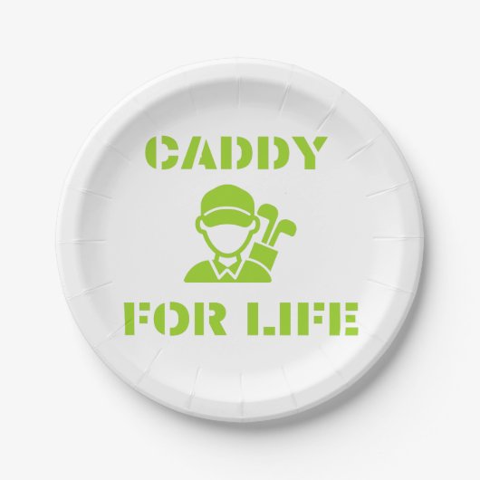 Caddy for Life Green Golfer Paper Teller (Vorderseite)