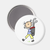 Caddy mit Golfbag-Magnet Magnet (Vorderseite/Rückseite)