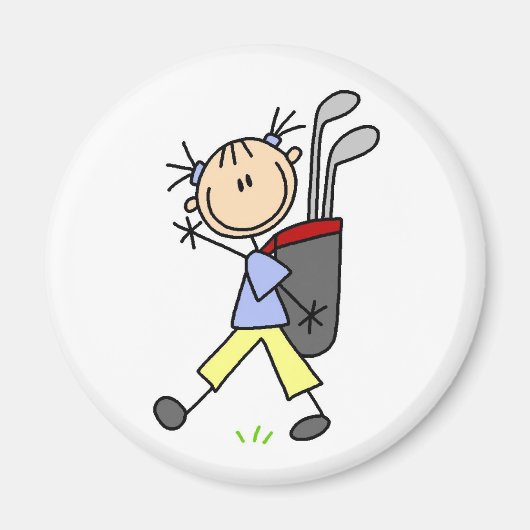 Caddy mit Golfbag-Magnet Magnet (Vorne)
