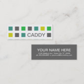 CADDY (Mod-Quadrate) Mini Visitenkarte (Vorne/Hinten)
