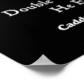 Caddyshack | 50 Bucks Says Poster (Ecke)