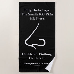 Caddyshack 50 Bucks Says Strandtuch