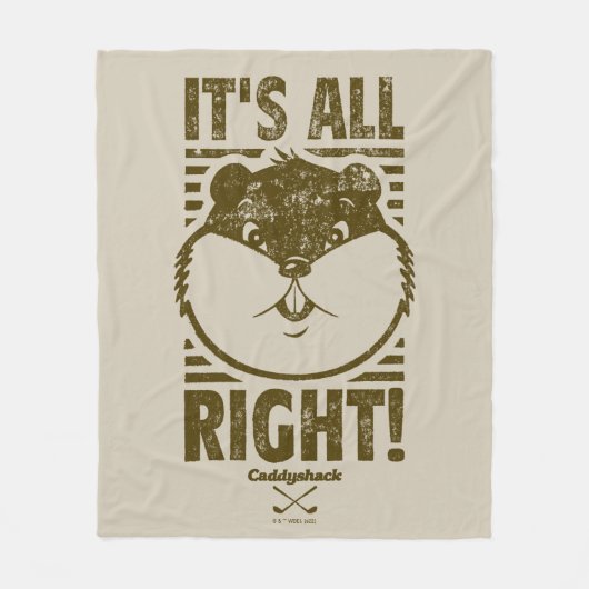 Caddyshack | Alles klar! Fleecedecke (Vorderseite)