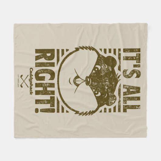 Caddyshack | Alles klar! Fleecedecke (Vorderseite (Horizontal))