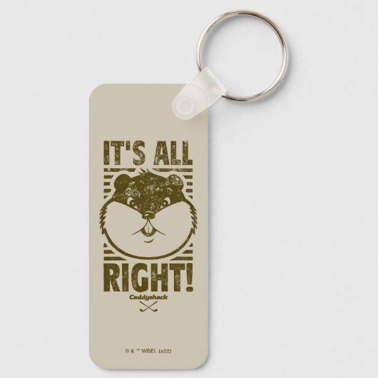 Caddyshack | Alles klar! Schlüsselanhänger (Rückseite)