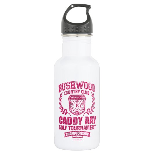 Caddyshack | Bushwood Country Club Caddy Day Golf Edelstahlflasche (Vorderseite)